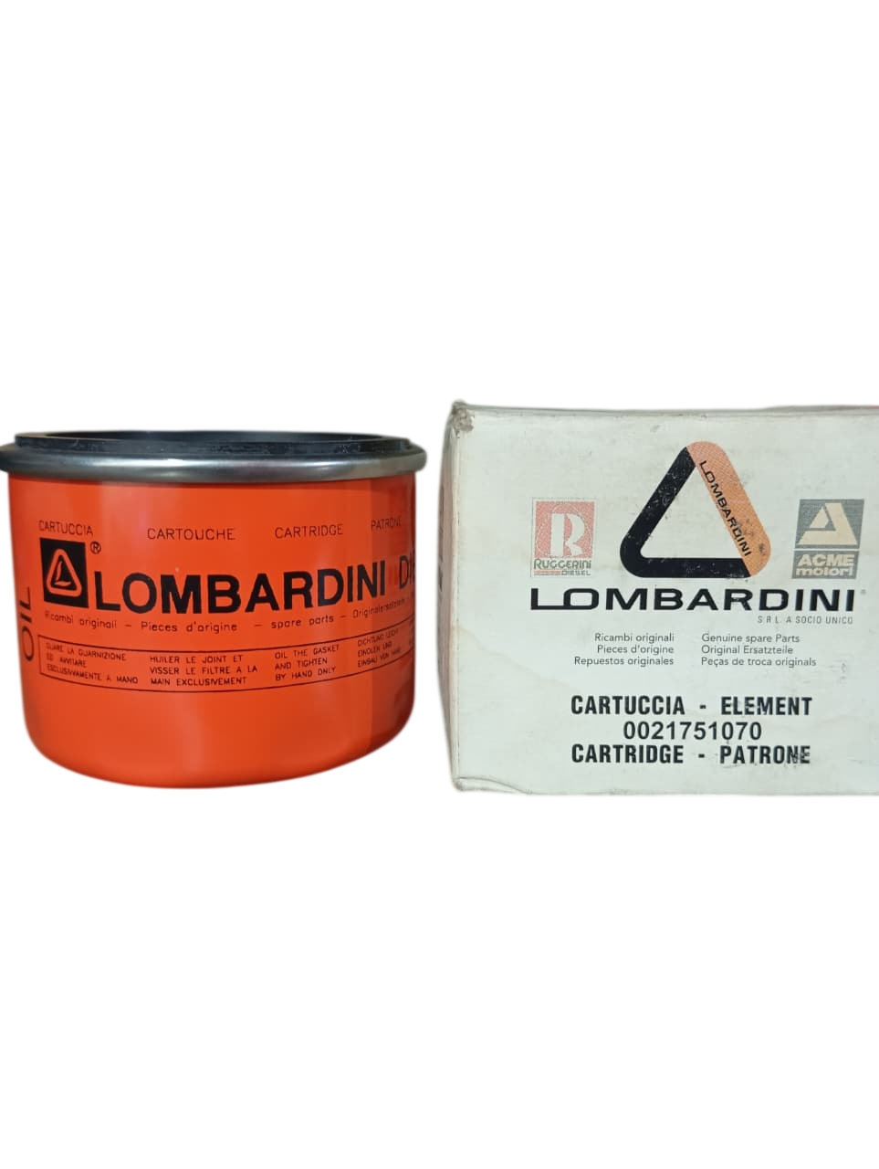 Filtro de Óleo Lombardini LDW 502 / LDW 602 / LDW 903 Original