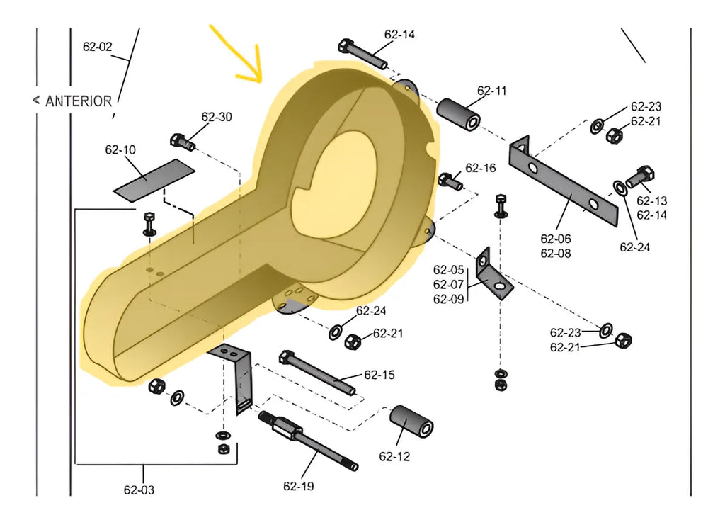 Capa Da Correia Yanmar Tc11 Tc14