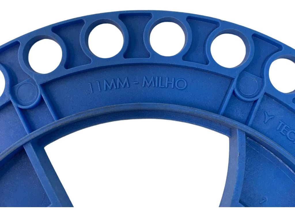 Disco Milho Rampflow Azul 11mm Universal Carreira Simples